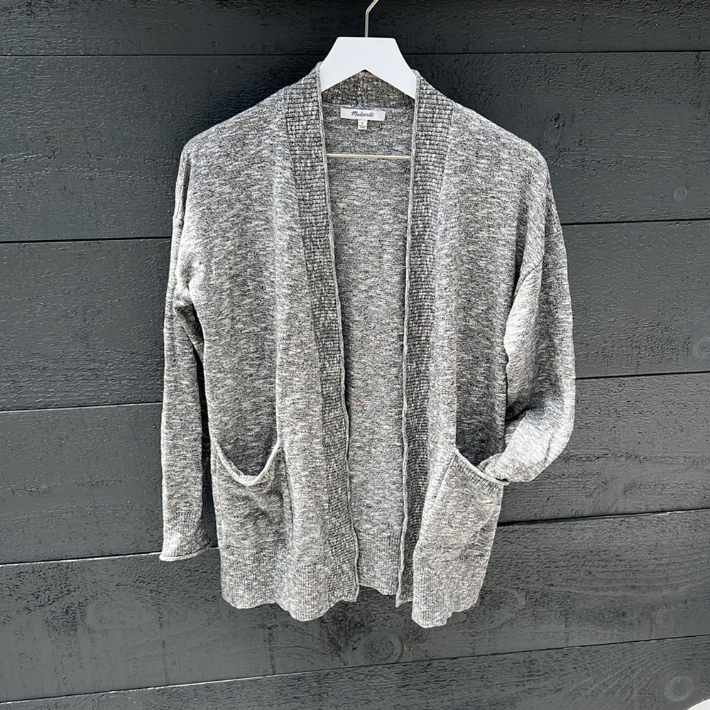 NWOT Madewell super soft gray cardigan size small
